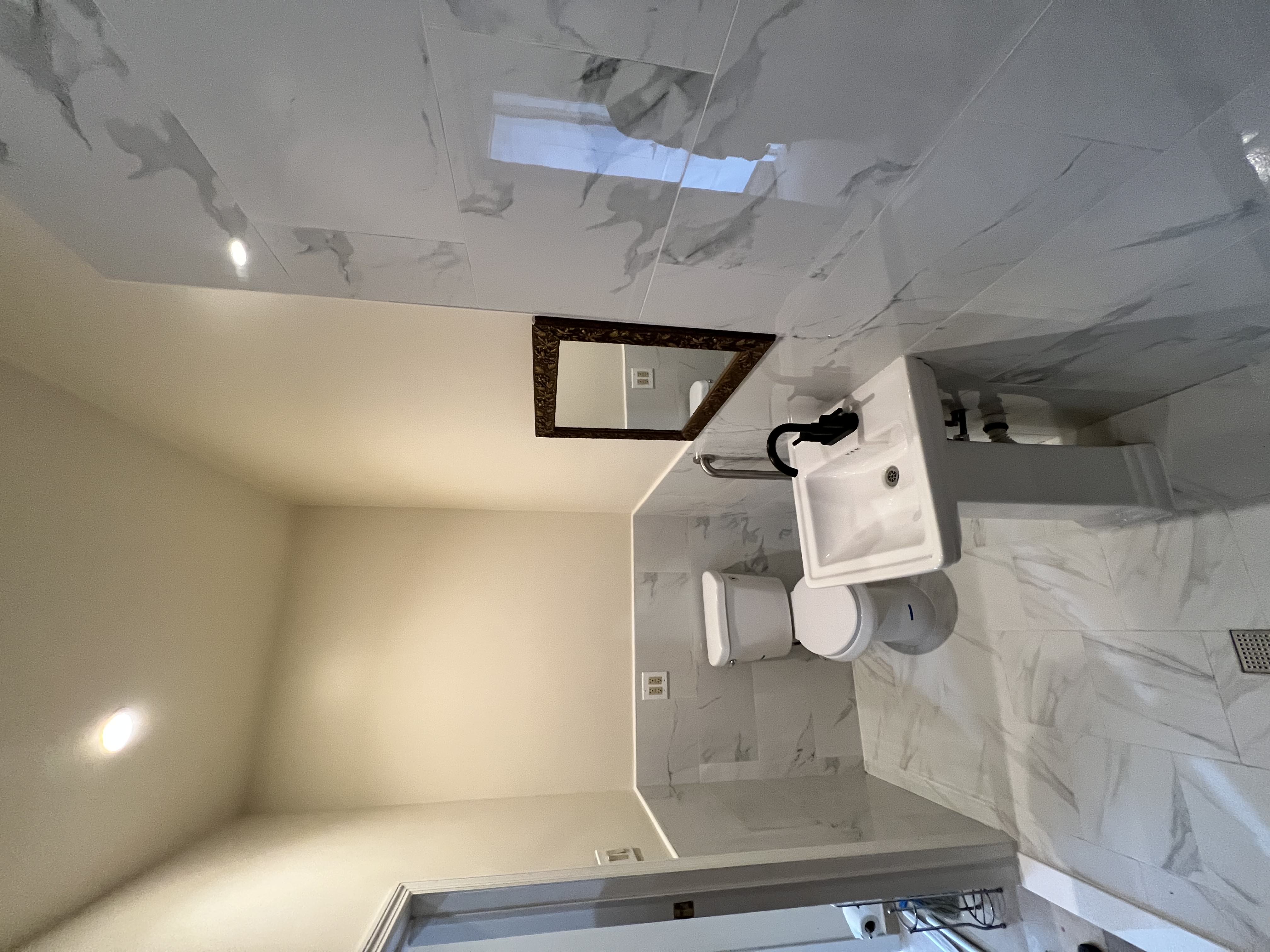 Completed Marble Bathroom