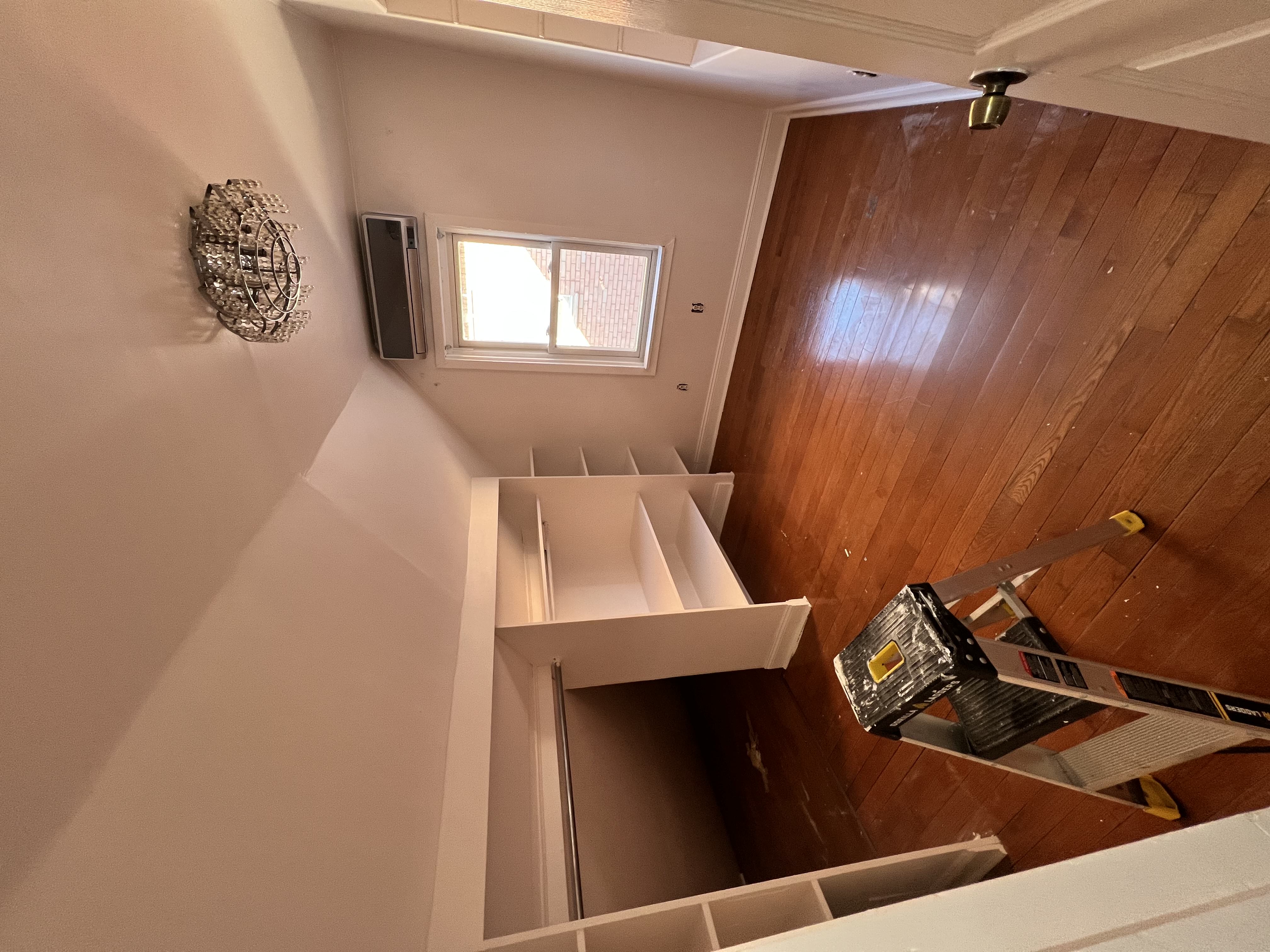 Interior Room Renovation with Hardwood Floors
