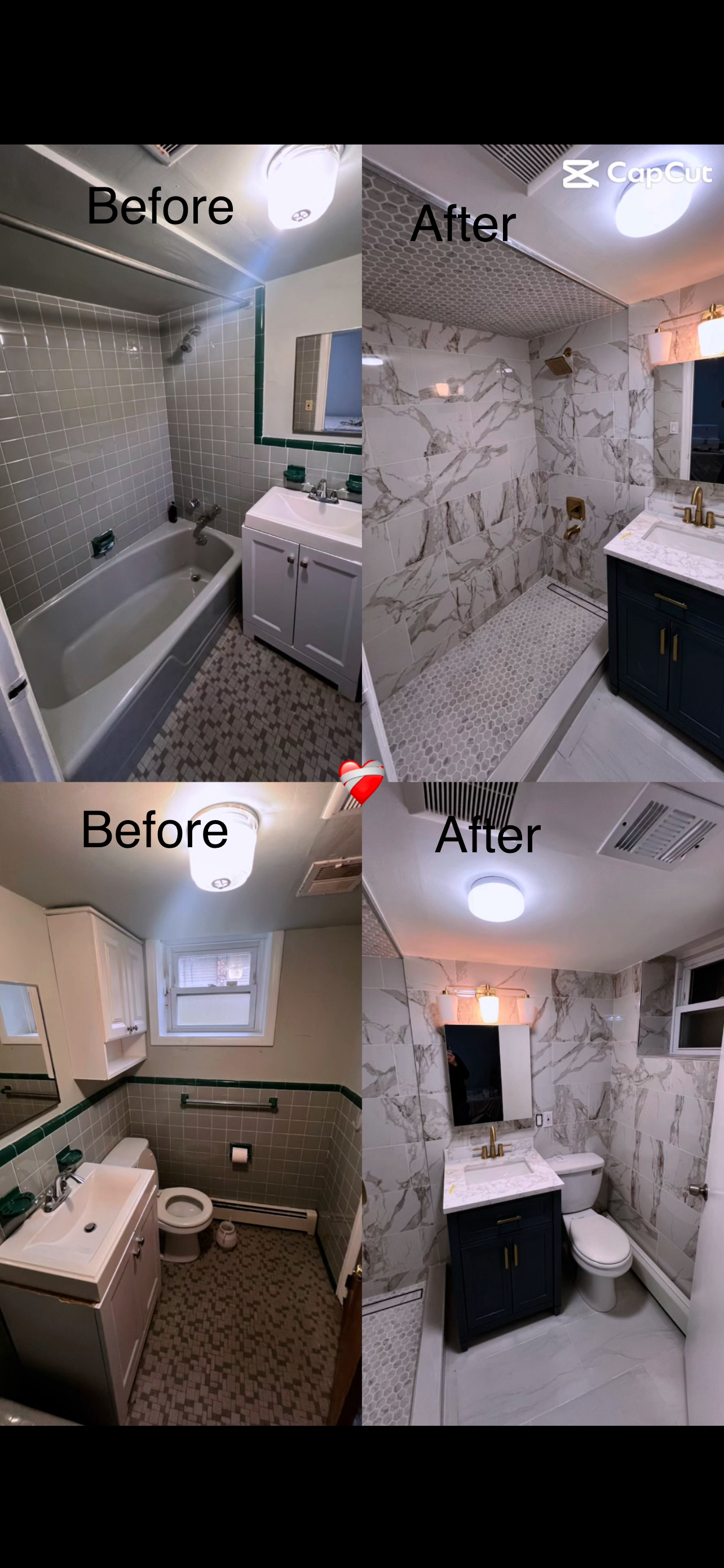 Bathroom Remodel — Before & After